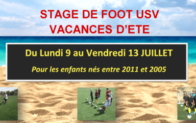 Stage d’été : les inscriptions  sont ouvertes !