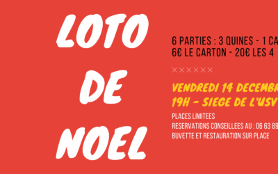 Loto de Noel :  Vendredi 14 décembre !
