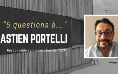 5 questions à… Bastien PORTELLI  Responsable Communication USV