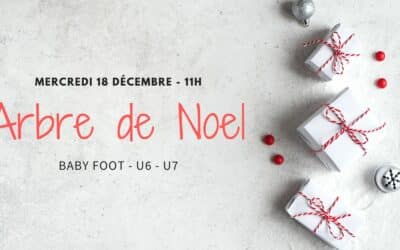 Arbre de Noël mercredi 18 Décembre !