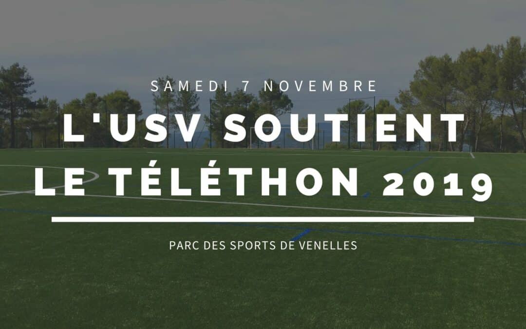 L’USV soutient le Téléthon 2019 !