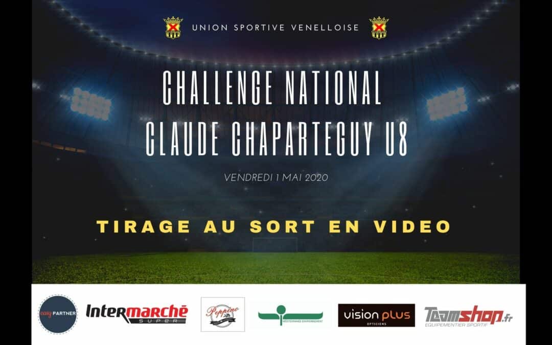Tirage au sort Challenge National Claude Chaparteguy U8 (Vidéo)