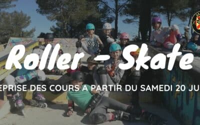 Reprise des cours de roller – Skate ce Samedi 20 Juin !